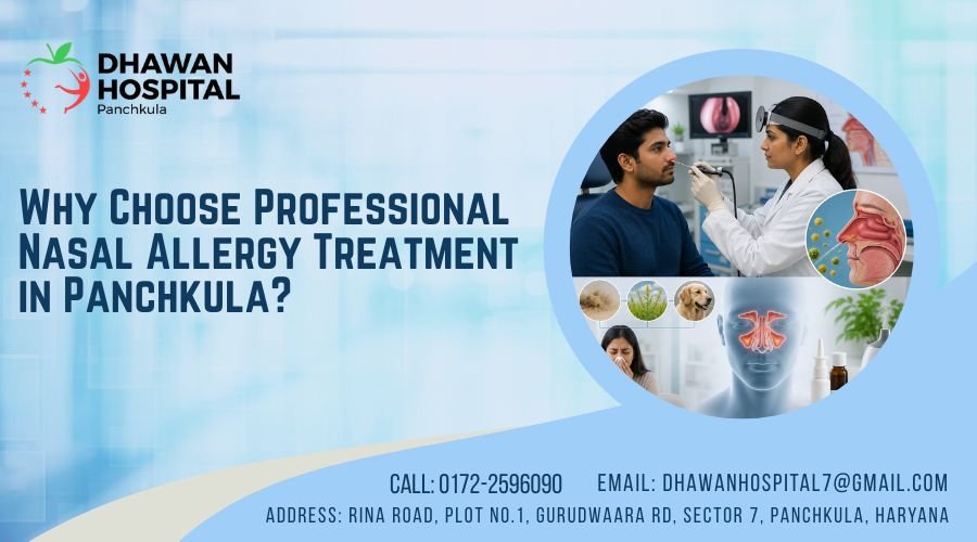 Why Choose Professional Nasal Allergy Treatment in Panchkula?