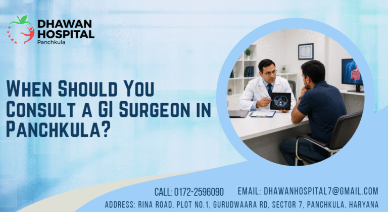 When Should You Consult a GI Surgeon in Panchkula?