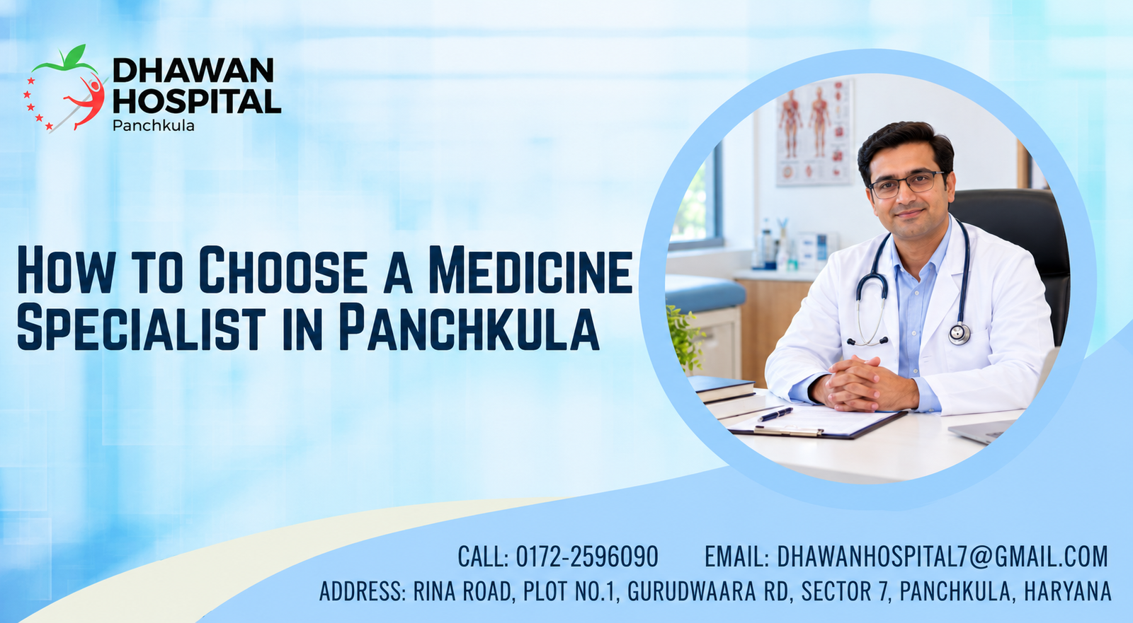 How to Choose a Medicine Specialist in Panchkula
